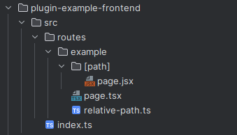 Next.js routes structure